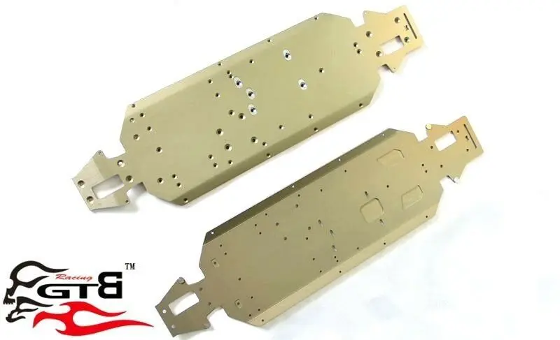 Алюминиевое 6061hard анодированное основное шасси для Losi 5ive T Rovan LT KMX2 Запчасти