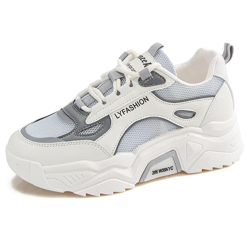 

Daddy shoes women 2021 spring new casual shoes women breathable net thick bottom tide casual running sneakers