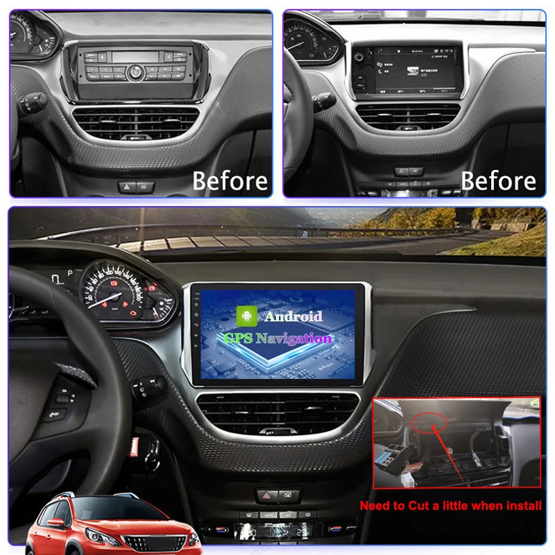 Мультимедийная магнитола Zksoftware для Peugeot мультимедийный проигрыватель на Android с