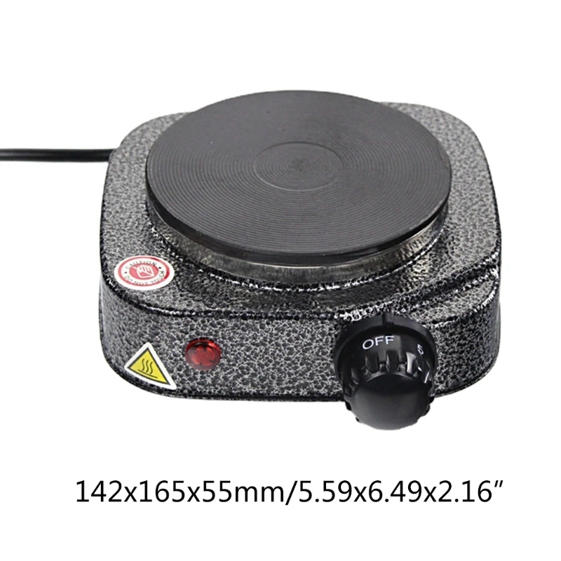 

Portable Hot Plates for Cooking Electric Single Burner 5 Power Levels Stainless Steel Hot Plate for Kitchen Camping RV