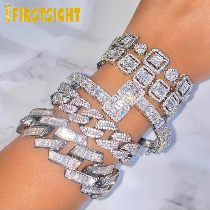 Женский браслет-цепочка для тенниса с фианитами золотистого и серебристого