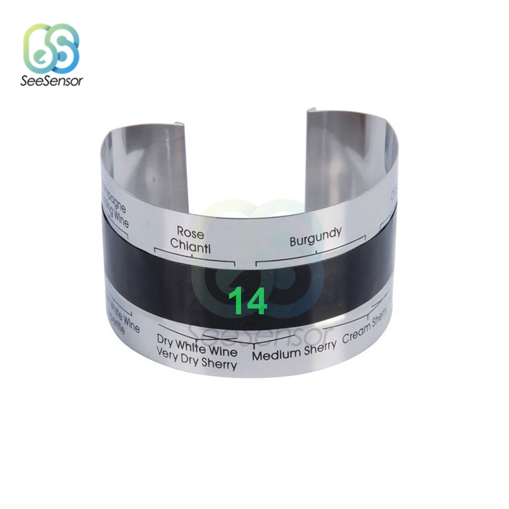 Термометр для бутылок вина нержавеющая сталь ЖК-дисплей | Дом и сад