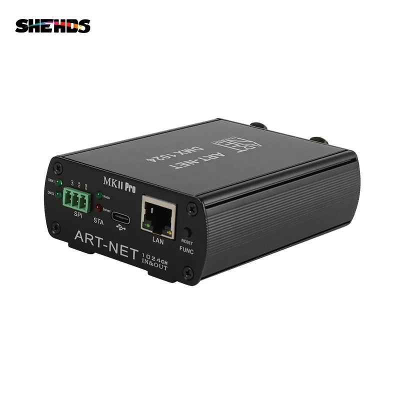 Сетевой расширитель SHEHDS DMX 1024 каналов 256 32-битный процессор ARM профессиональное