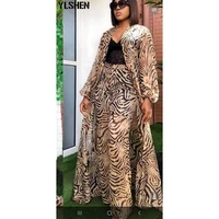 african print dresses for women 3 piece set dashiki long maxi dress and pant suits african clothes elegant robe africaine femme