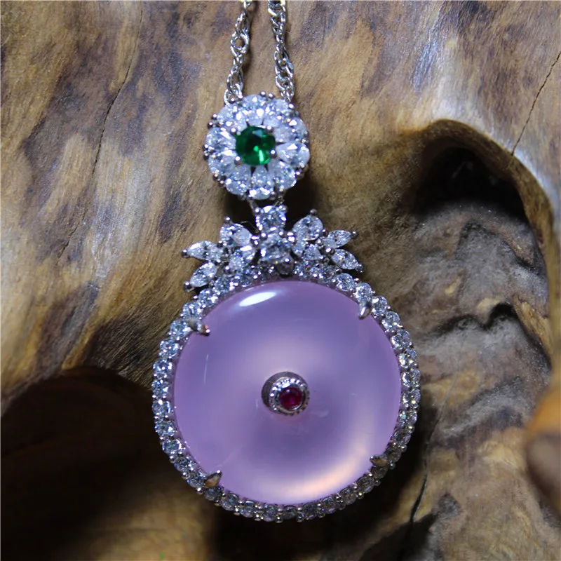 Liemjee модные вечерние ювелирные изделия розового и фиолетового цветов Агат