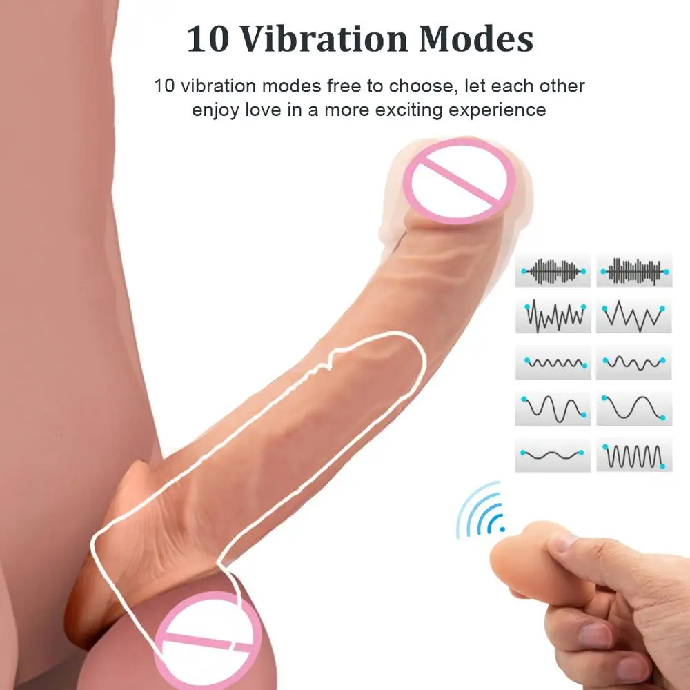 Реалистичный фаллоимитатор для увеличения пениса вибратор удлинитель