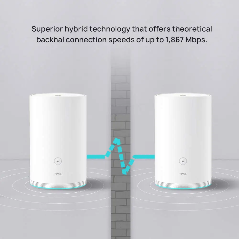 Unlocked Huawei Q2 Pro 3 Router Dual Band High Speed Wireless Hybrid Router Whole Home Mesh WIFI System Gigabit Broadband Router