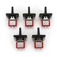 5pcs sh t80 r series r8016a p14 3pin momentary mom off mom self return spdt mini rocker and paddle switch