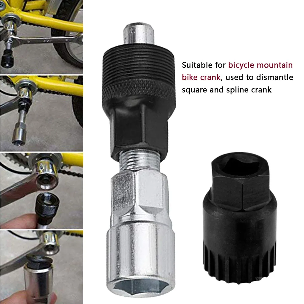

Bike Crank Puller Removal Repair Extractor Bottom Bracket Remover Cycling Crankset Pedal Remover Universal Portable Bicycle Tool