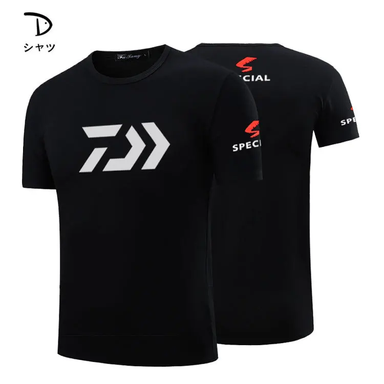 

2021 DAWA Camisas Pesca Men Outdoors Clothes Fishing Clothing Anti-UV Special Wicking Breathable Short Sleeve Fishing Shirt