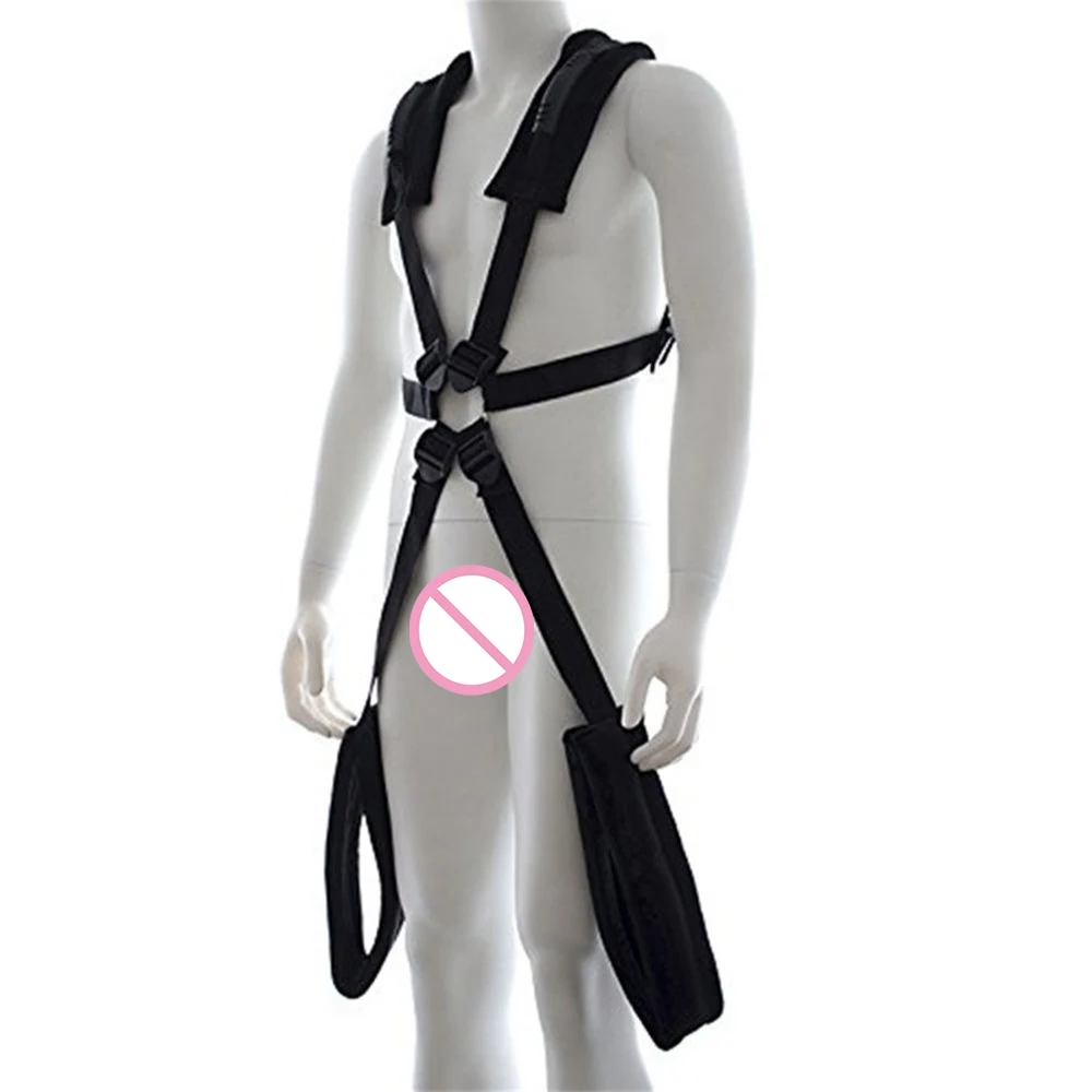 Фетиш Бедро Стропы открытые ноги секс качели сдерживающий бондаж ремень для