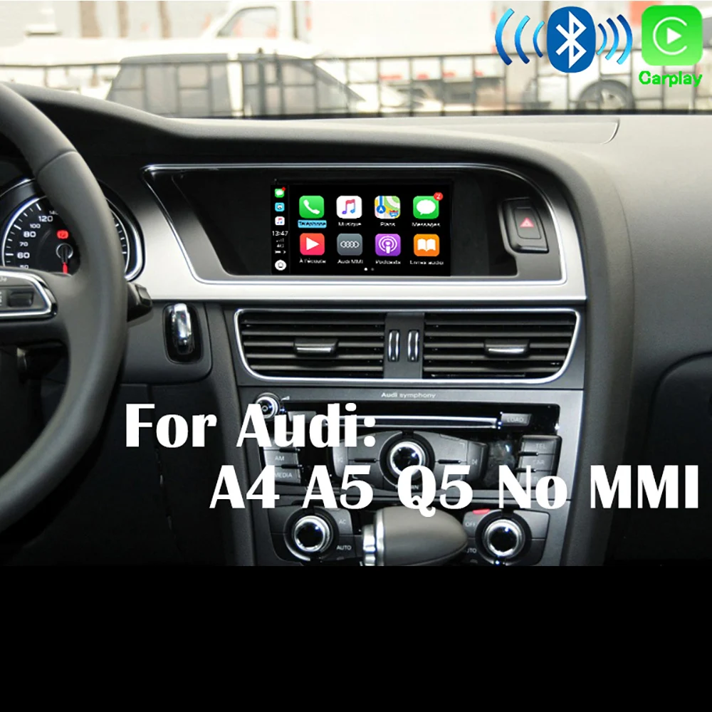 Wi-Fi Беспроводное Автомобильное Зеркало Apple CarPlay dongle для Audi 2009-2019 A4 A5 Q5 Non MMI OEM