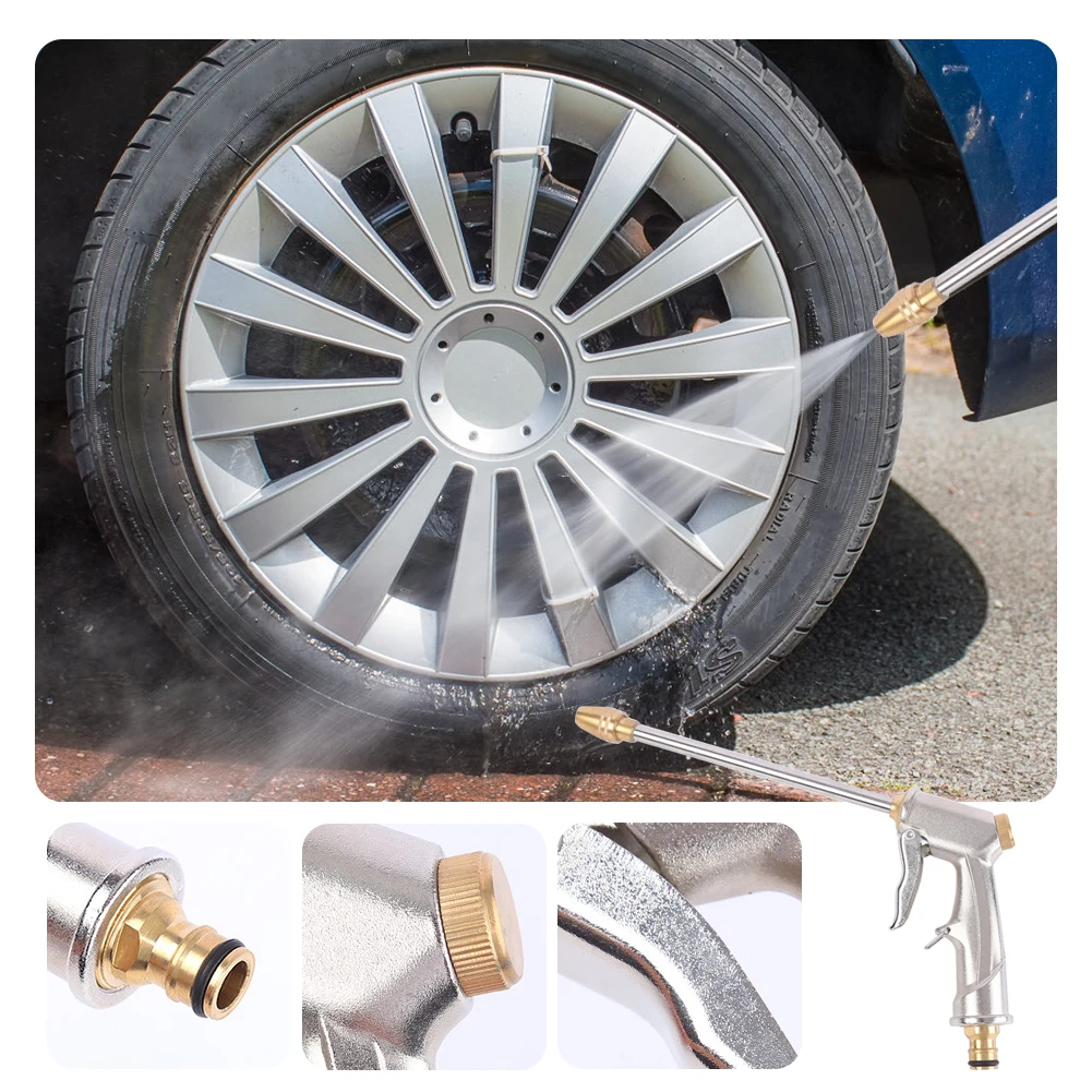 

Metal Water Gun Garden Water Jet Washer High Pressure Power Washer Spray Car Washing Tools High Pressure Water Gun Cleaning Tool