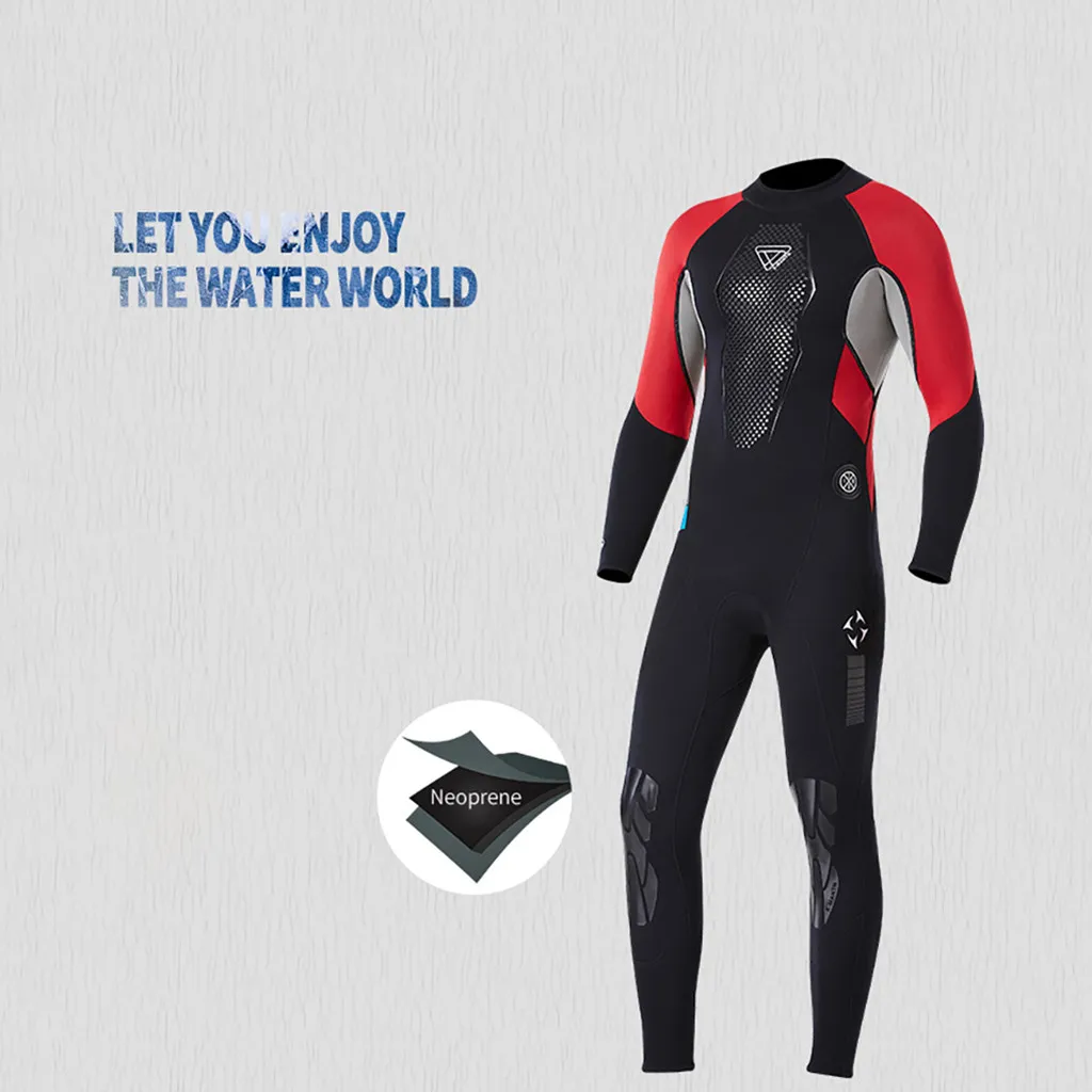 Высокое качество Мужской гидрокостюм 3 мм неопрен полный корпус костюм для