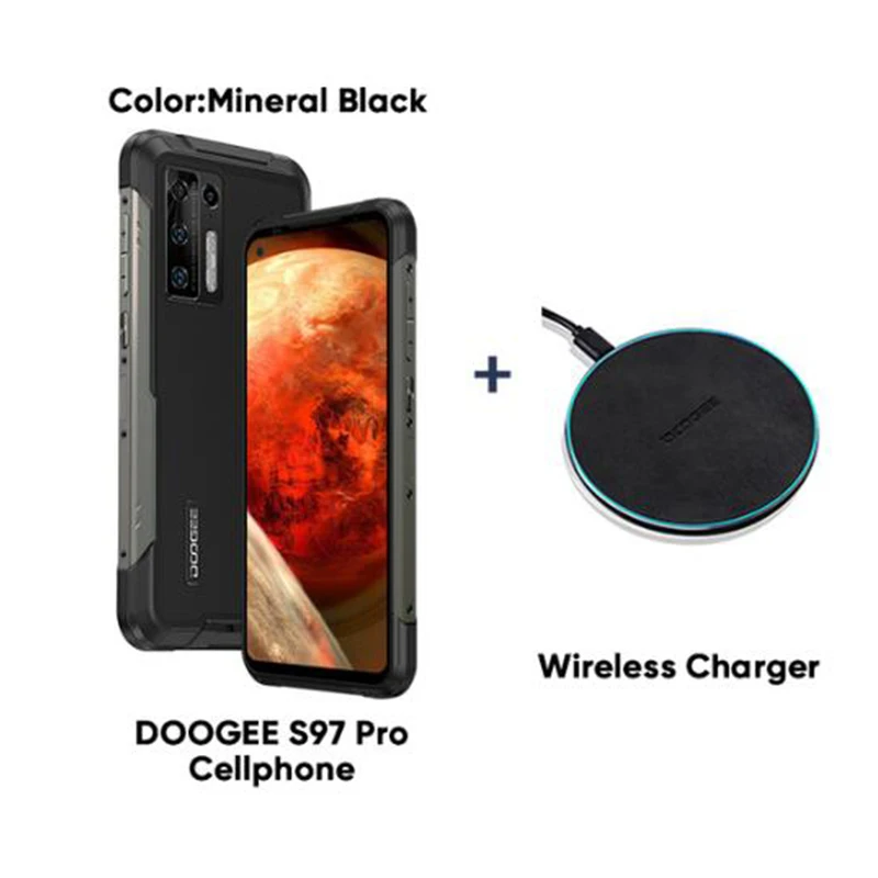 Беспроводное зарядное устройство DOOGEE для S97 Pro S96 S88 Plus | Мобильные телефоны и