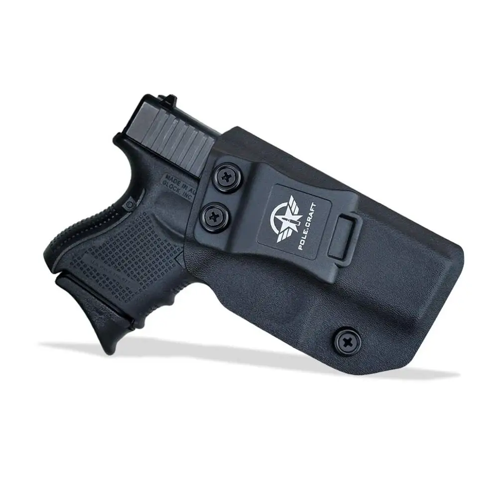 PoLe.Craft KYDEX кобура IWB Glock 26 27 33 пояс для переноски Скрытая чехол пистолета |