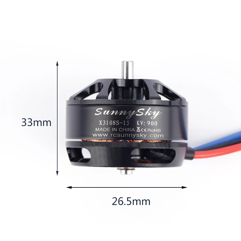 1 шт. SunnySky X3108S 720KV 900KV 325 Вт бесколлекторный бесщеточный мотор для мультиротора Quad