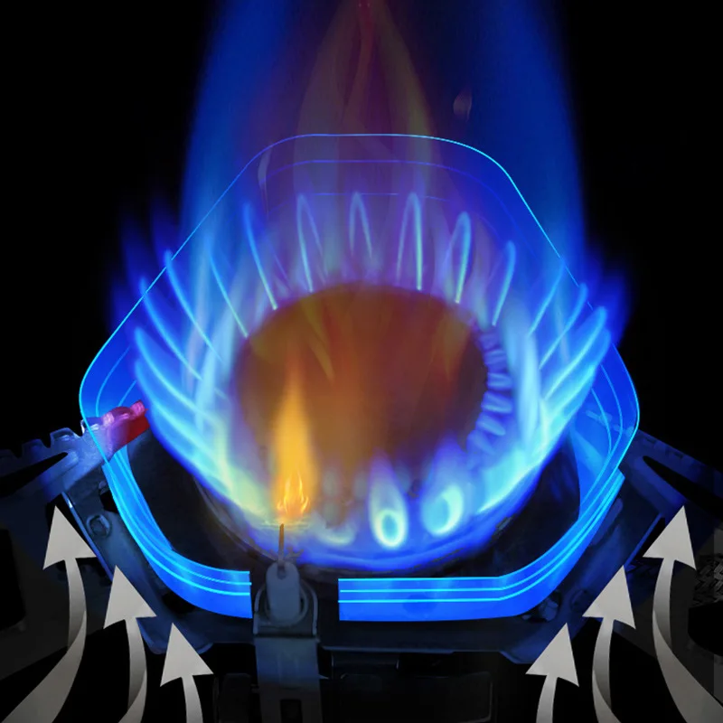 Ветрозащитная уличная газовая горелка туристическая плита зажигалка