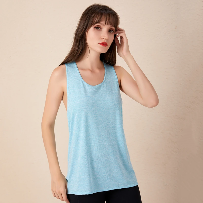 2020 летний женский спортивный жилет для бега с борцовкой на спине майка фитнеса