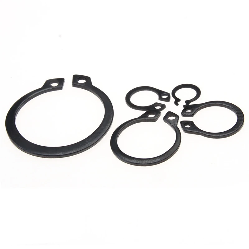M3 M4 M5 M6 M8 M16 inner parts Seeger C-clip pressure washers carbon steel safety retaining ring 60 pieces