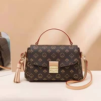 luxury high fashion new printing color matching handbag shoulder bag womens bag fashion handbag single shoulder handbag