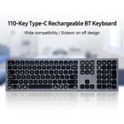 BK9803 bluetooth Type-C перезаряжаемая Беспроводная 3,5-клавишная Клавиатура mini Беспроводная клавиатура компьютера для Android Windows IOS MAC OS