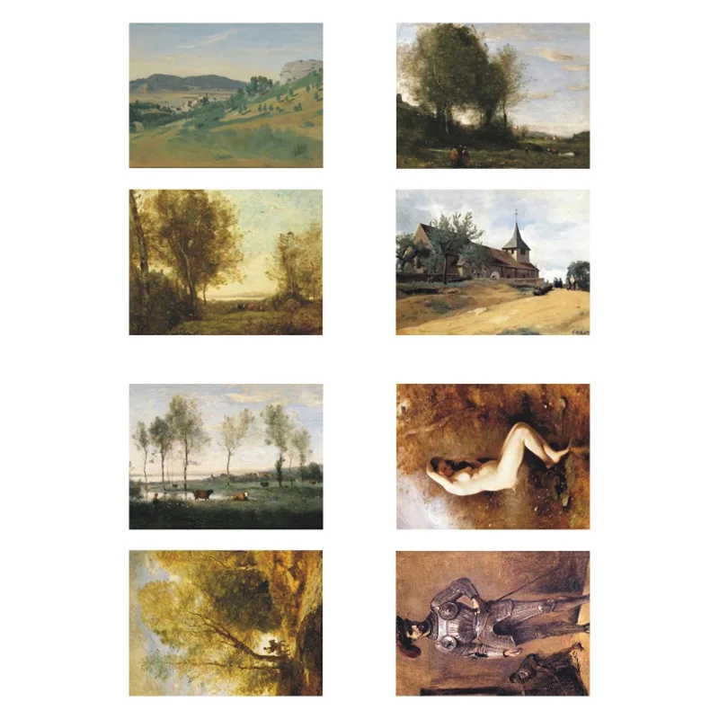 1 шт. Штумпф известная картина маслом сделай сам книга журнал Стикеры Арт Декор