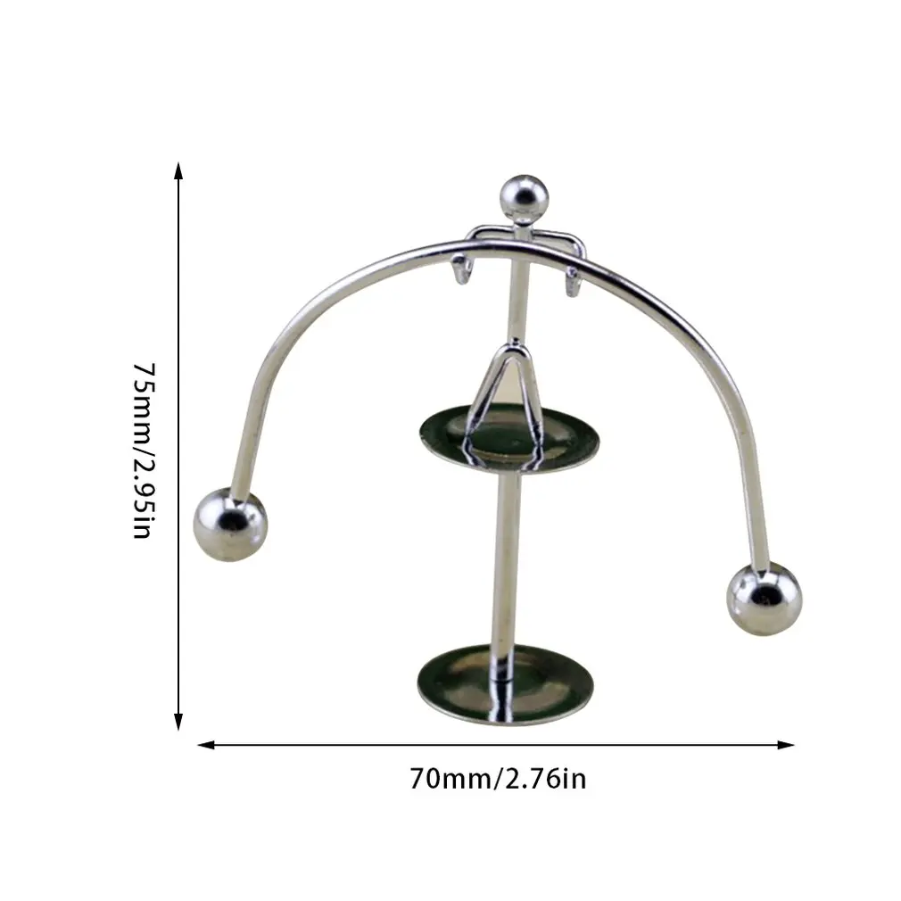 

Perpetual Balance small Weightlifting Iron Man Newton Physics Science Newton Pendulum Metal Little Iron Man Swing