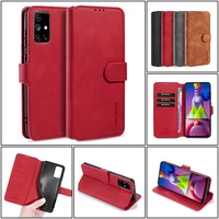 luxury flip leather case for samsung galaxy m01 m02s m10s m11 m20 m21 m21s m30 m30s m31 s m40s m51 m60s m80s f41card slot cases
