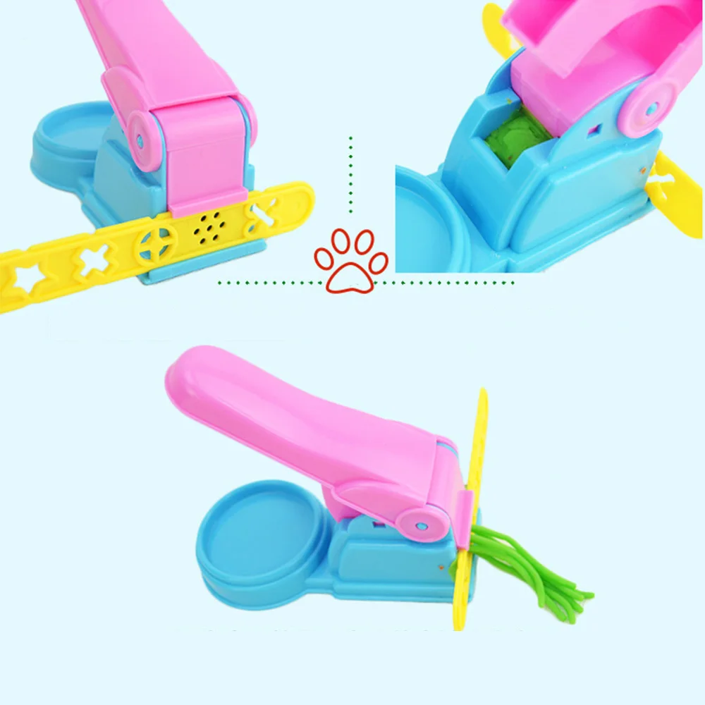 Color Play Dough Model Tool Toys Creative 3D Plasticine Tools Playdough Set Clay Moulds Deluxe Learning Education | Игрушки и хобби