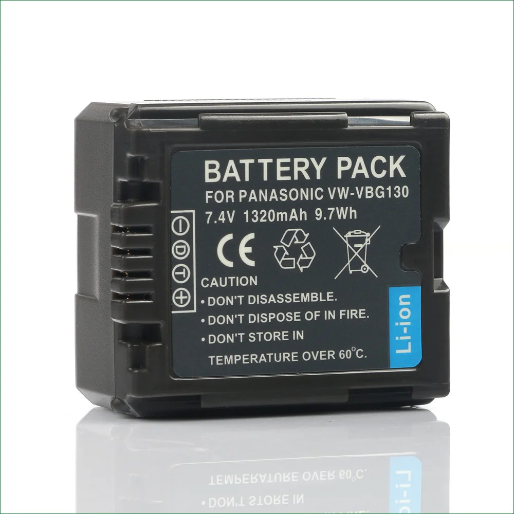 Аккумулятор LANFULANG для Panasonic VW-VBG130 и VW VBG130 SDR-H80 AG-HMC70 HDC-SD700 AG-AC160 HDC-SD200 | Электроника