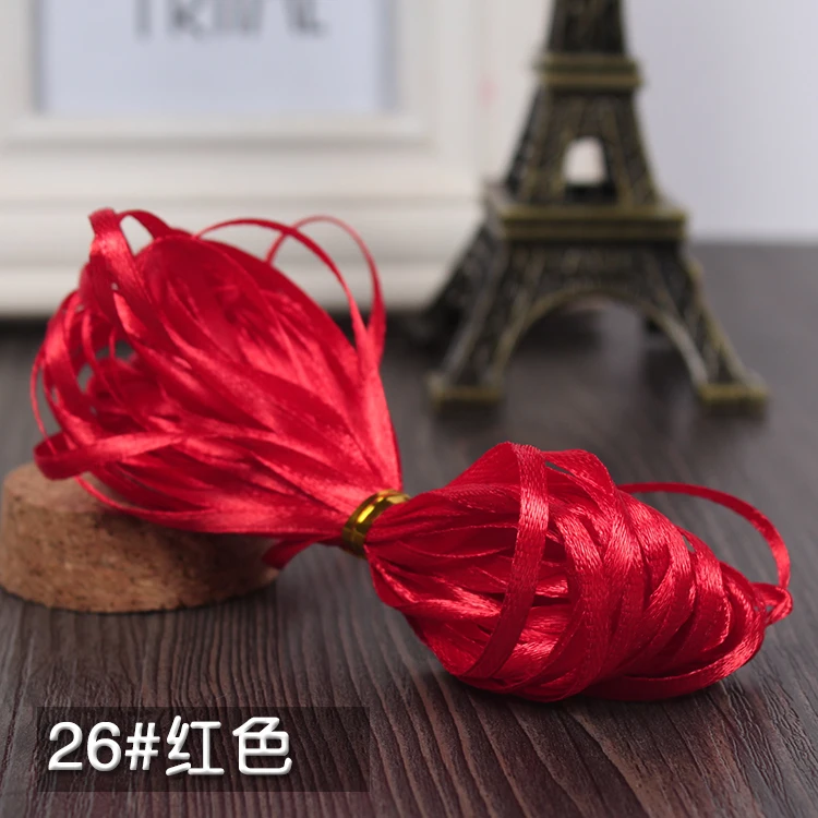 1/8 &quot3 мм разные цвета вариант сатиновая подарочная лента упаковка