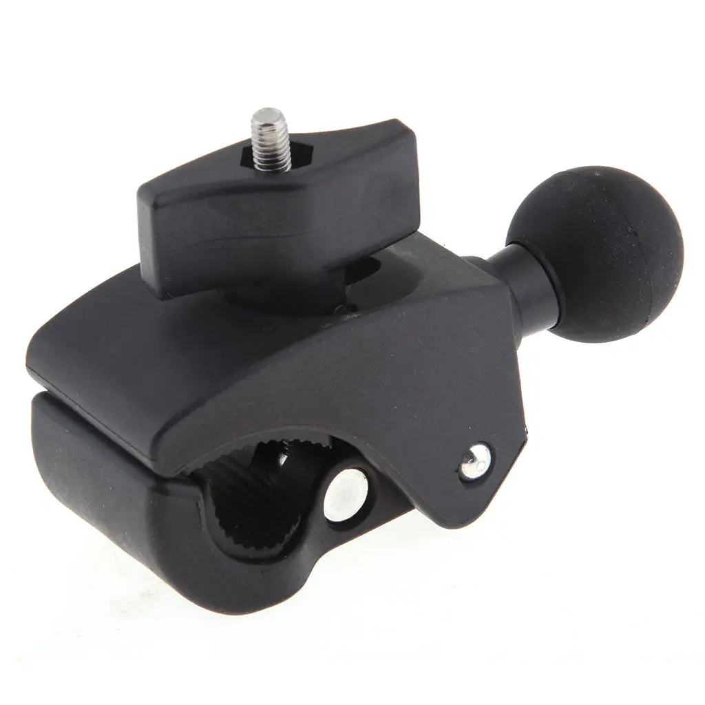 

1'' Motorbike Ball Adapter Clamp Handlebar Mount 16-38mm Socket Phone Holder Universal for Camera GPS Cell Phones