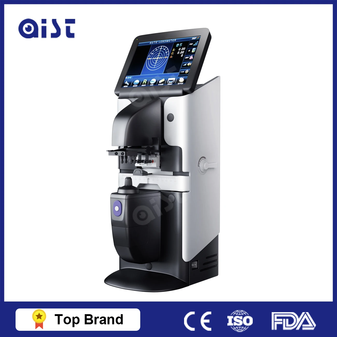 Одежда высшего качества передовые Jd 2600a линзметр 7 ''Lcd сенсорный экран Экран