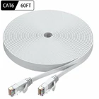 Плоский сетевой кабель CAT6, 0,25 м0,5 м1 м5 м, Интернет-плоский сетевой кабель RJ45 для кабеля маршрутизатора, ноутбука