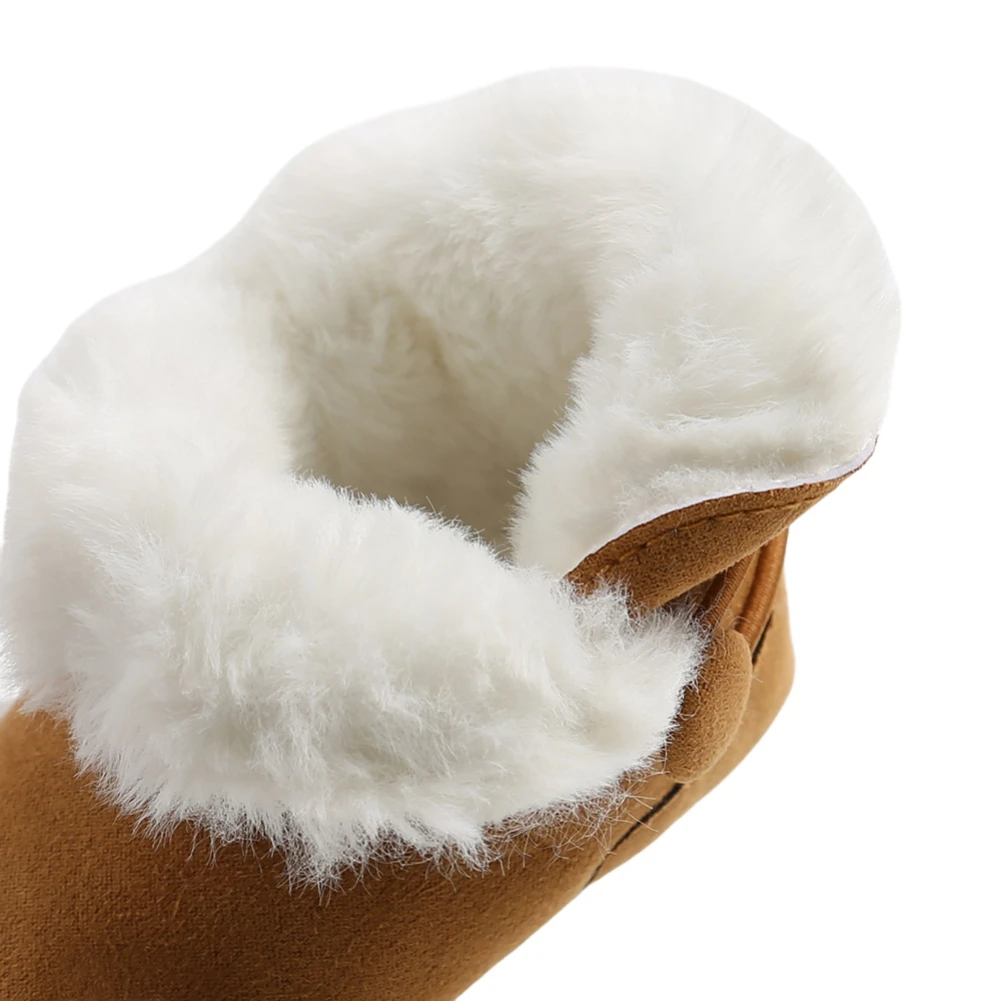 Botas c&aacute;lidas para beb&eacute;s reci&eacute;n nacidos, botines de nieve de suela suave, para primeros caminantes, de 0 a 18 meses-4
