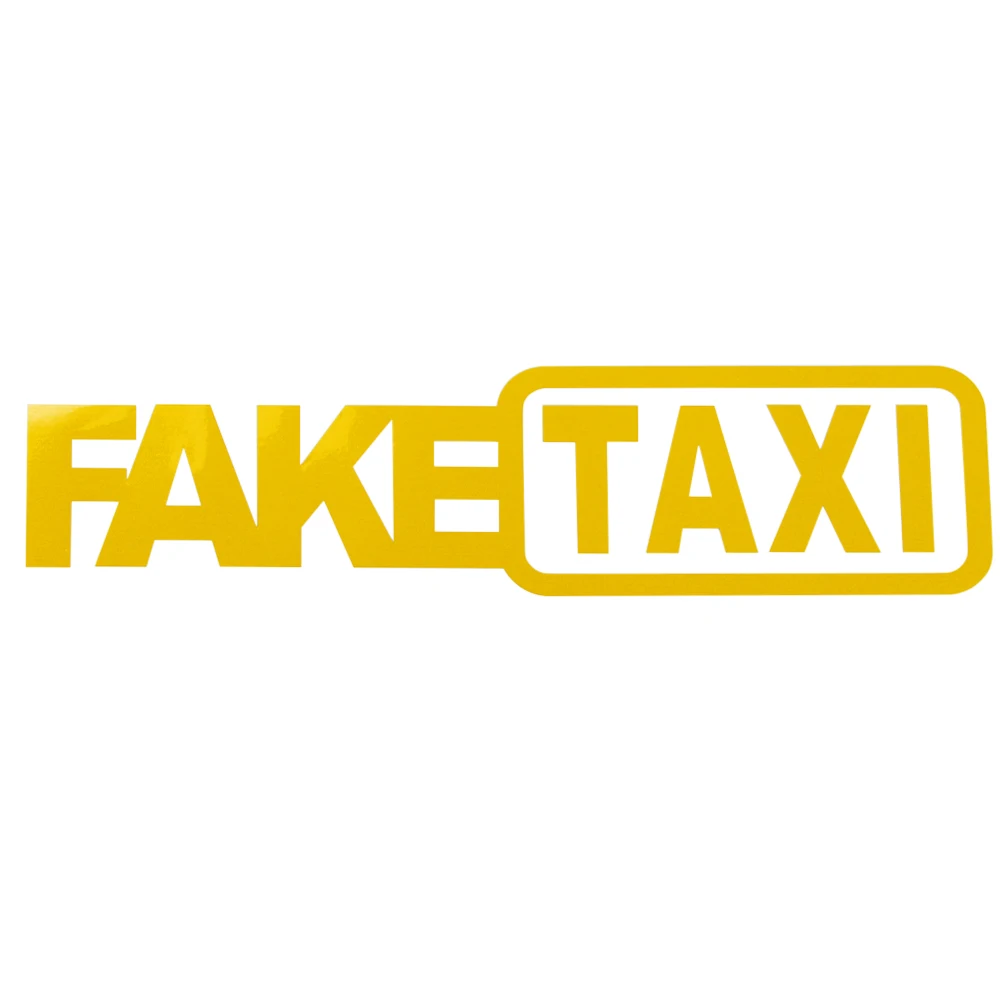 FAKE TAXI Car Stickers Reflective Funny Decals For Volkswagen Polo Passat B5 B6 B7 B8 CC GOLF 4 5 6 Vento Arteon | Автомобили и