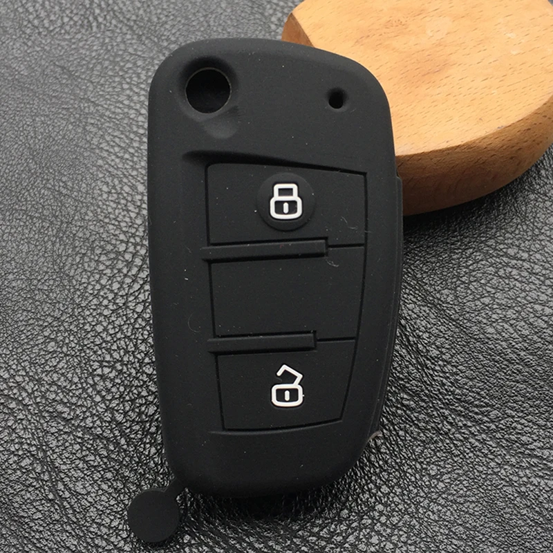 

Silicone car key cover case For JAC Refine M3 A13 A13RS V7 T6 2 button Folding Key