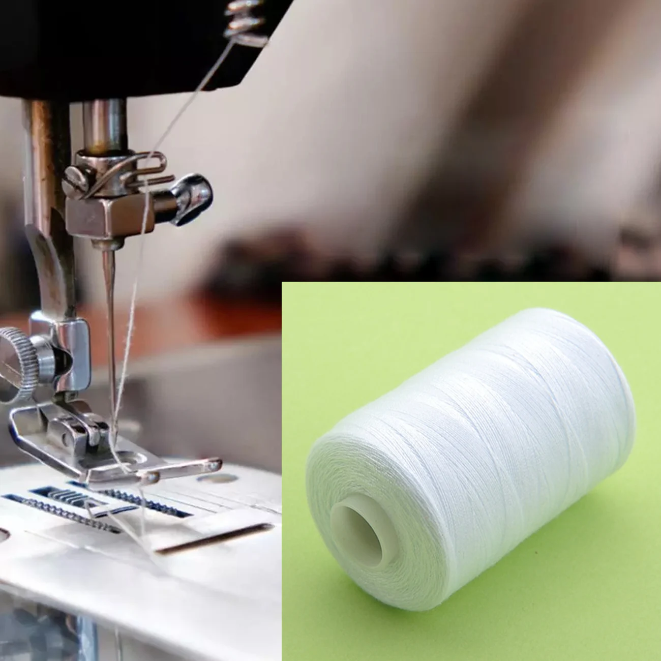 

Household Sewing Threads 10-Color Polyester Thread Set Hand Stitching Sew Line Manual Machines DIY Tools Black White Sew Line