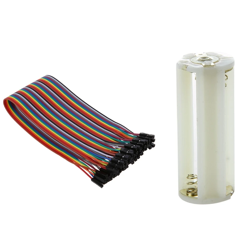 Макетная плата Мама-мама 40 шт. Джампер с кабелем и 5 шт цилиндрических фонариков