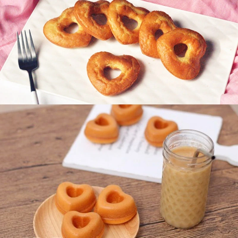 

1pcs Plum blossom doughnut mold Donut Maker Cutter Dessert Tool Fondant Mold DIY Tool Food Bakery Baking Cookie Cake Mould