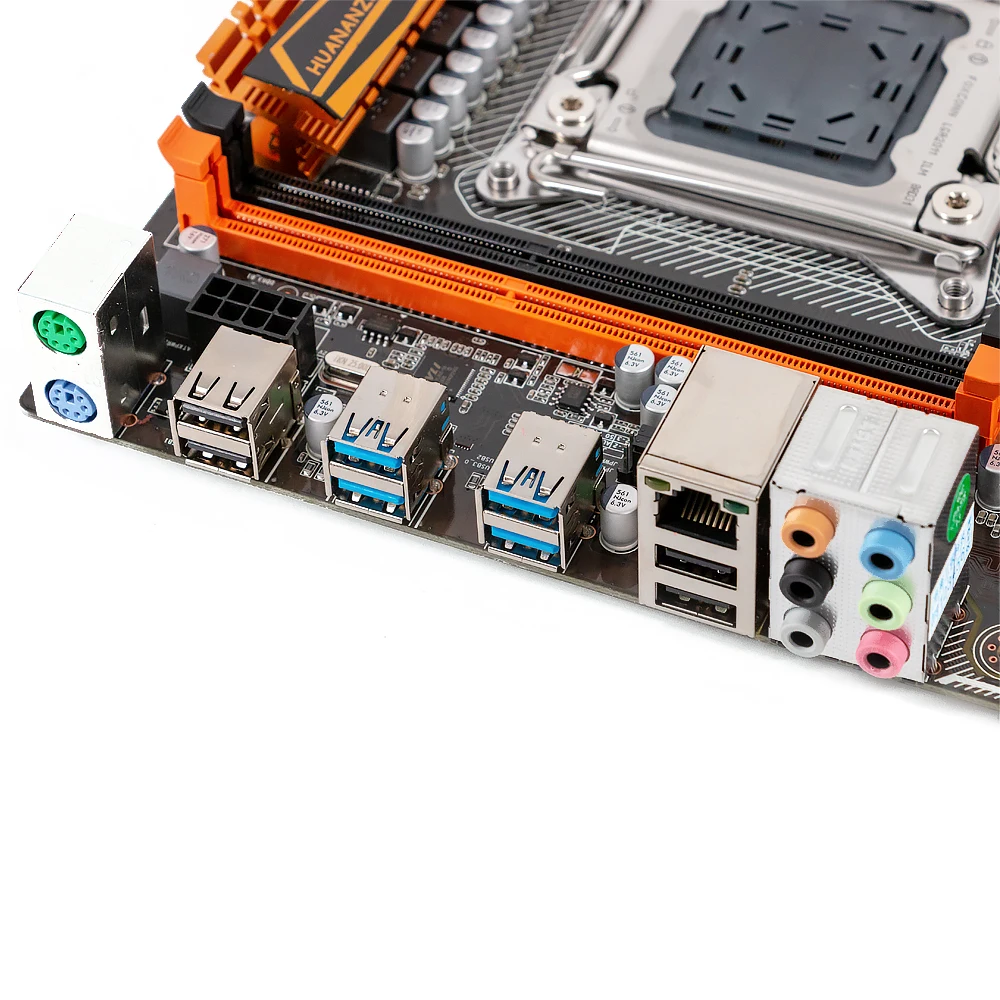 Материнская плата huanan Zhi X79 DELUXE M.2 NVME ATX с процессором Intel Xeon E5 2650 V2 2,6 ГГц 4*8 ГБ(32 Гб) DDR3 1600 МГц RECC ram