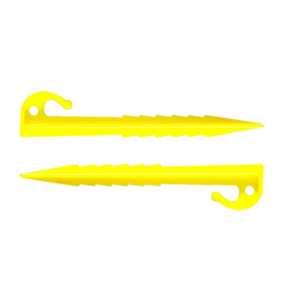 12 шт. инструменты для кемпинга Пластик колышки палатки прочных ногтей песка