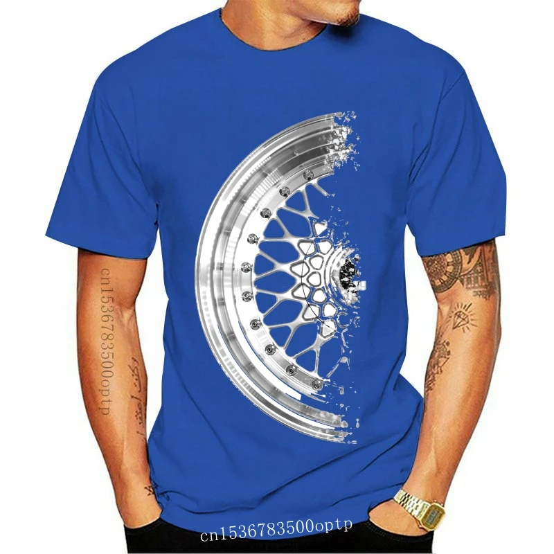 

New T-Shirt Alloy Rims Retro Car Graphic Tee P001