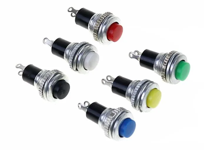 

1PCS / DS-316 Momentary Switch 250V 1A 10mm Self-resetting OFF/ON Push Button switch