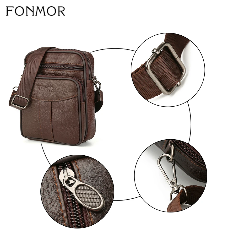 Мужские сумки мессенджеры Fonmor мужская сумка на плечо поясная молнии для мужчин