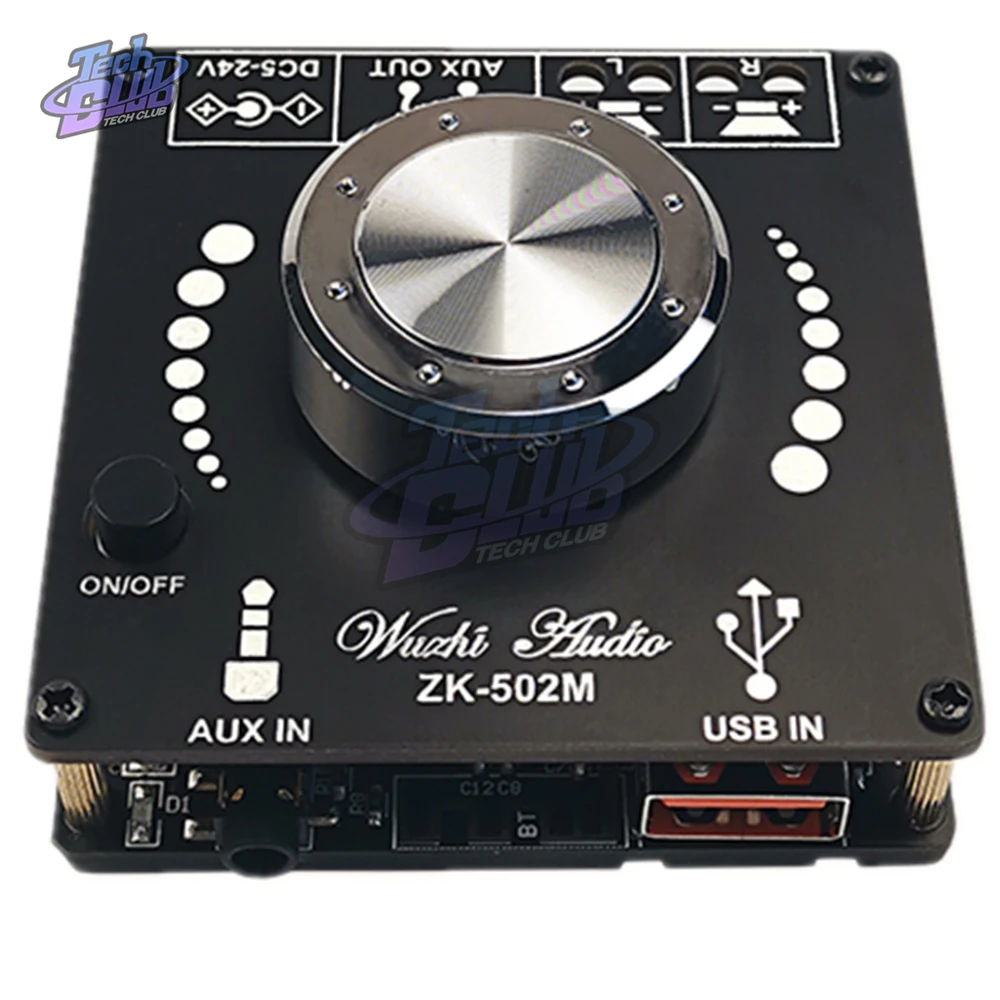 ZK 502M 1002M Мини Bluetooth 5 0 Мощность аудио Плата усилителя 50WX2 100WX2 стерео усилитель
