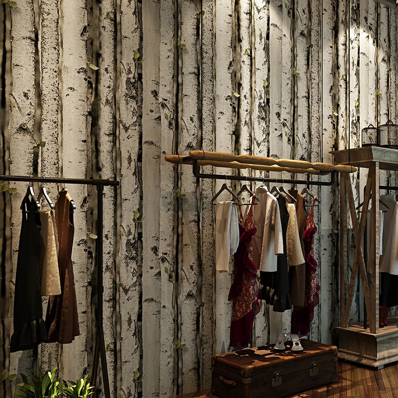 

wellyu forest Birch Tree PVC mural Jungle Nature Woods Vinyl Wall Paper Office Bedroom Living Room Wallcovering Roll Washable