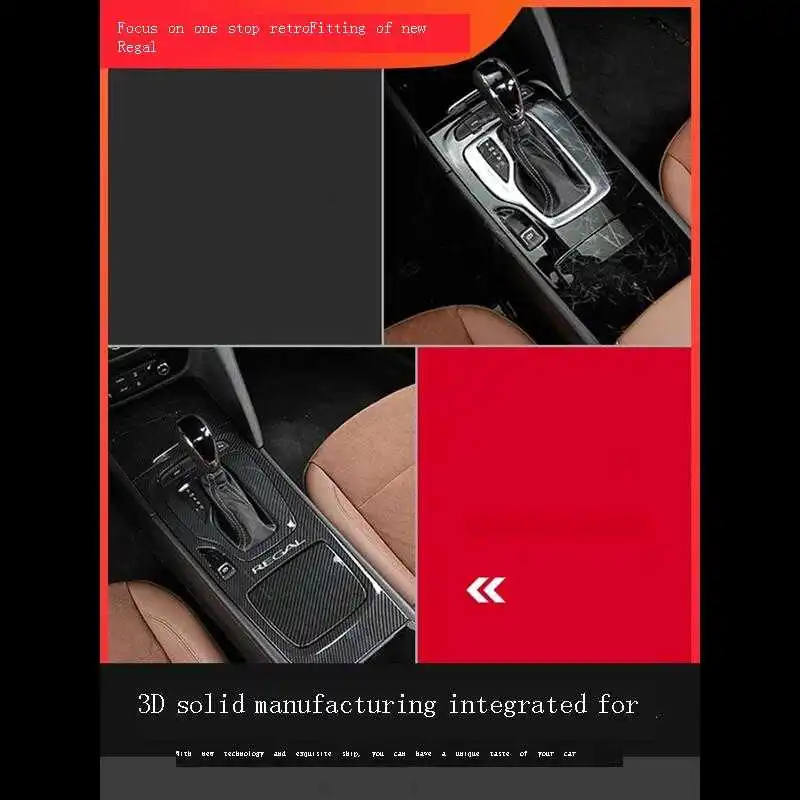 

Voiture Sticker Auto Car Accessories Interior Decoration Gear Center Console System Panel 2017 2018 2019 FOR Buick Regal
