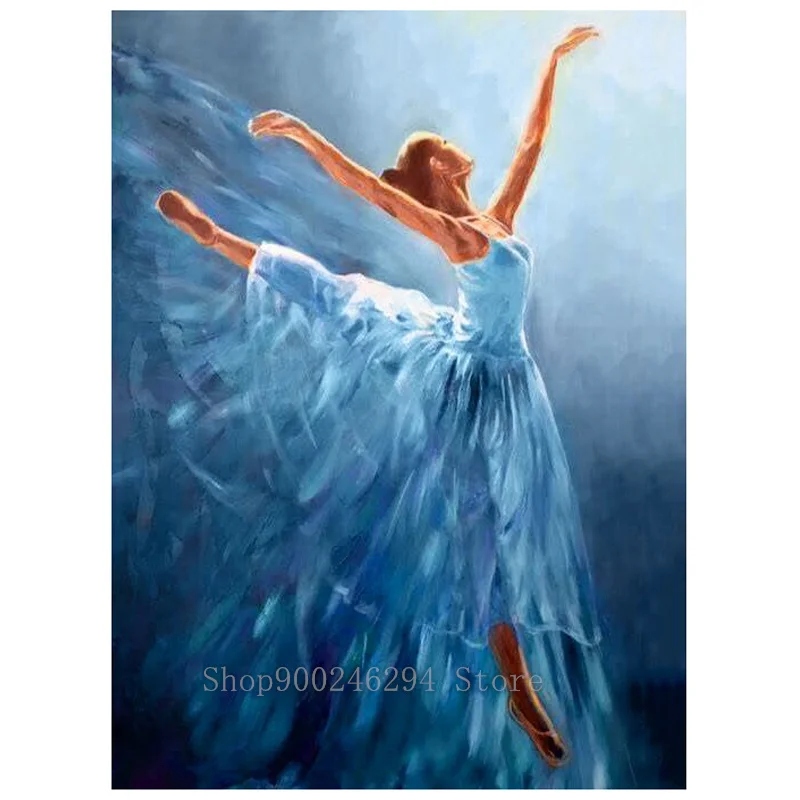 Элегантная женская Алмазная вышивка для танцев девочек полностью Стразы мозаика